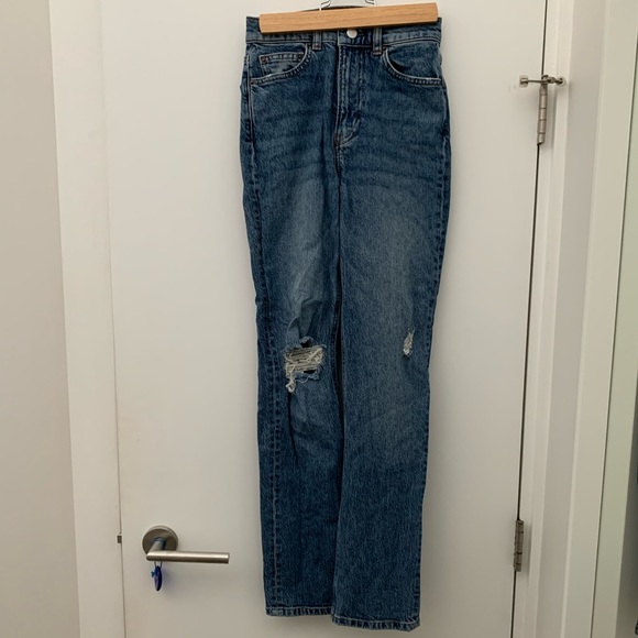 Reformation Liza High Rise Straight - Picture 7 of 8